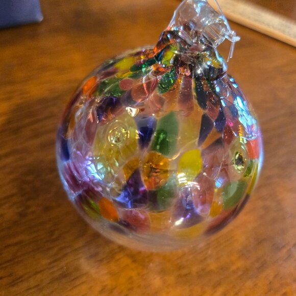 Hand Blown Glass Ornament - Tree of Celebration - Picture 3 of 9